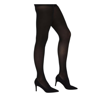 Black - Side - Vero Moda Womens-Ladies Opaque Tights