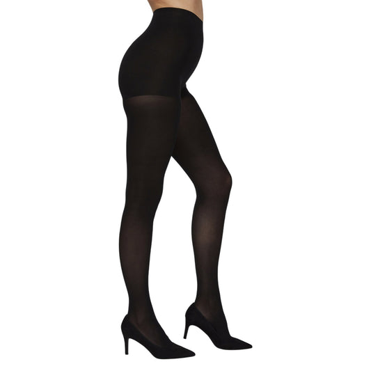 Black - Front - Vero Moda Womens-Ladies Opaque Tights