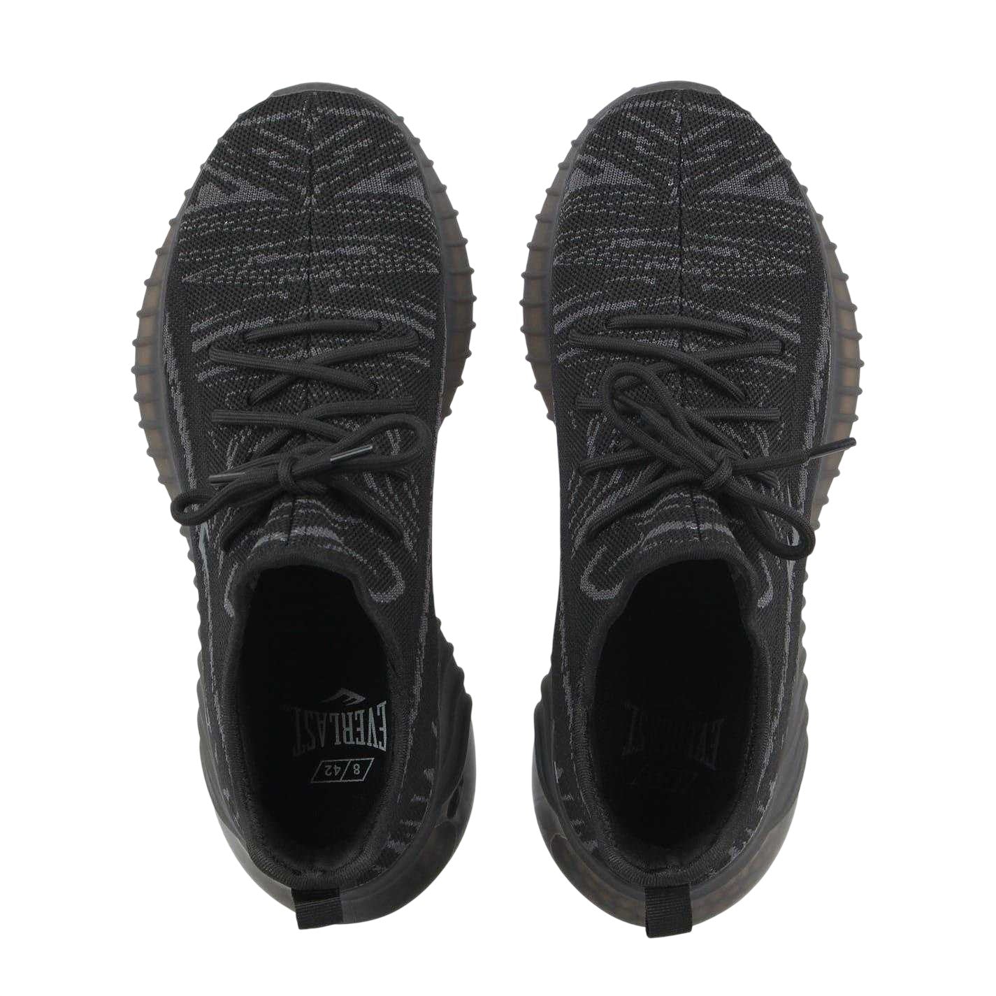 Black - Side - Everlast Mens Rassay Lace Up Shoes