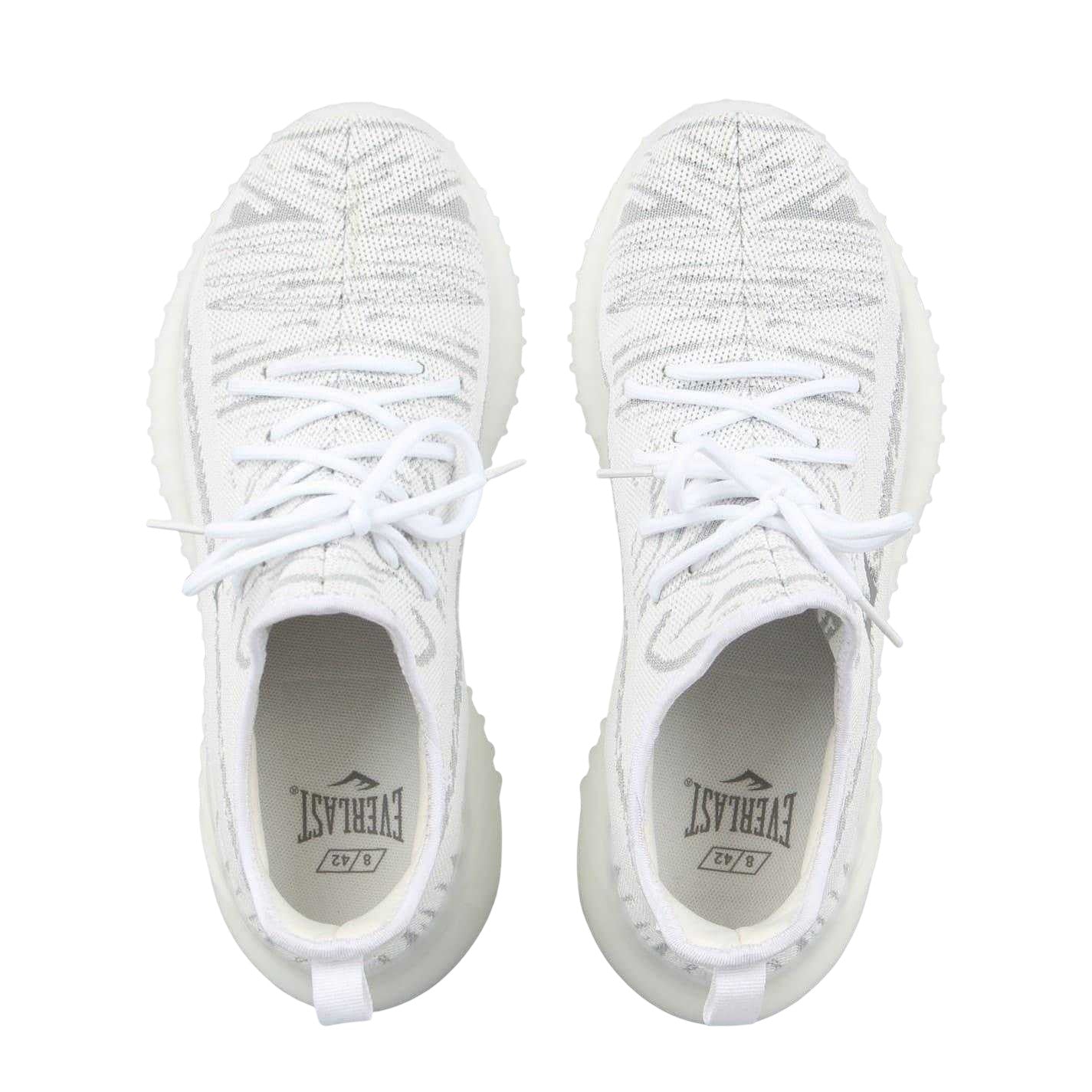 White - Side - Everlast Mens Rassay Lace Up Shoes