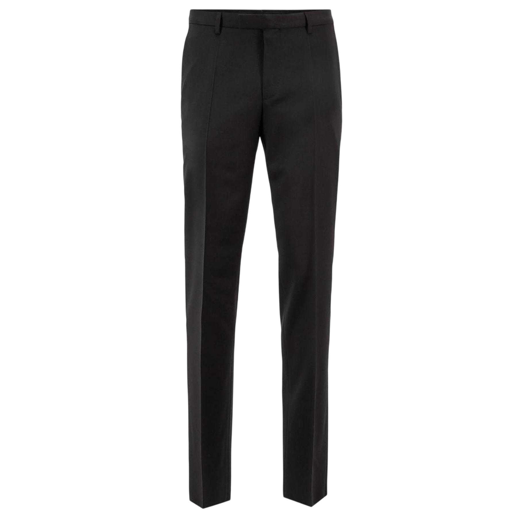 Black - Front - Boss Mens Trousers
