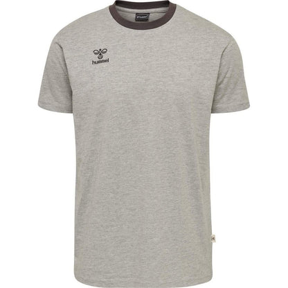 Grey - Front - Hummel Mens Move Jersey T-Shirt