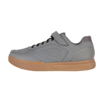 Pewter Grey - Back - Endura Mens Hummvee Cycling Shoes