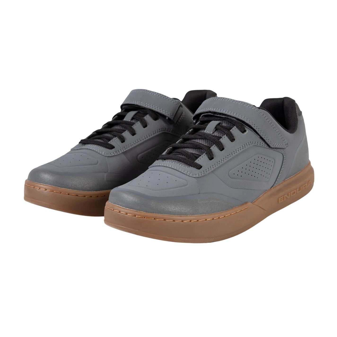 Pewter Grey - Side - Endura Mens Hummvee Cycling Shoes