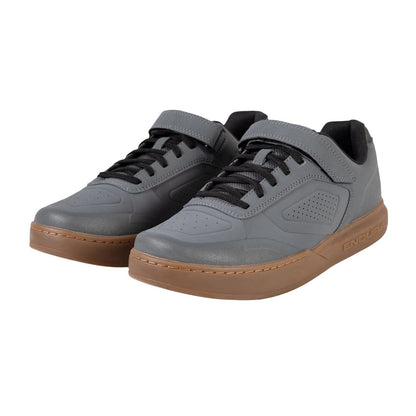 Pewter Grey - Side - Endura Mens Hummvee Cycling Shoes