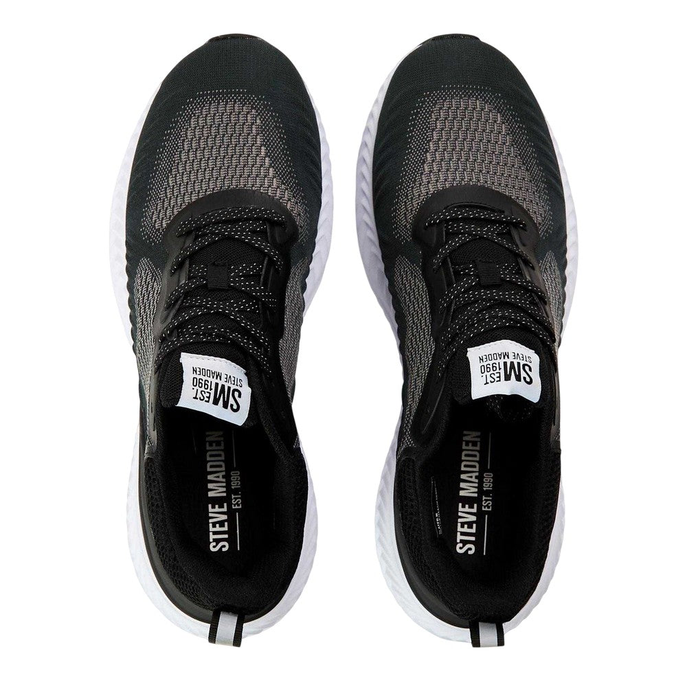 Black - Side - Steve Madden Mens Slater Shoes