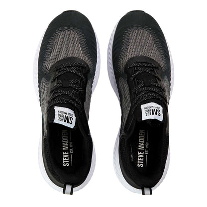 Black - Side - Steve Madden Mens Slater Shoes