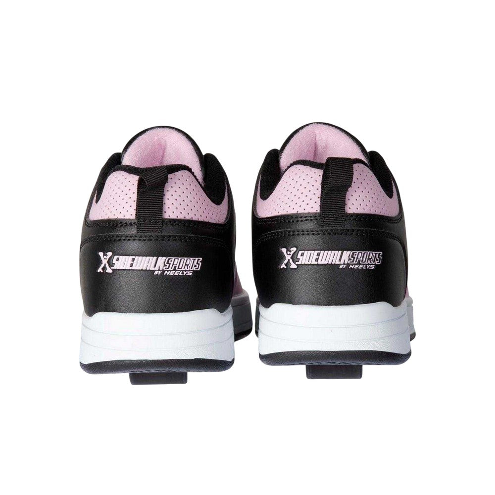 Black-Pink - Back - Sidewalk Sport Girls Trainers