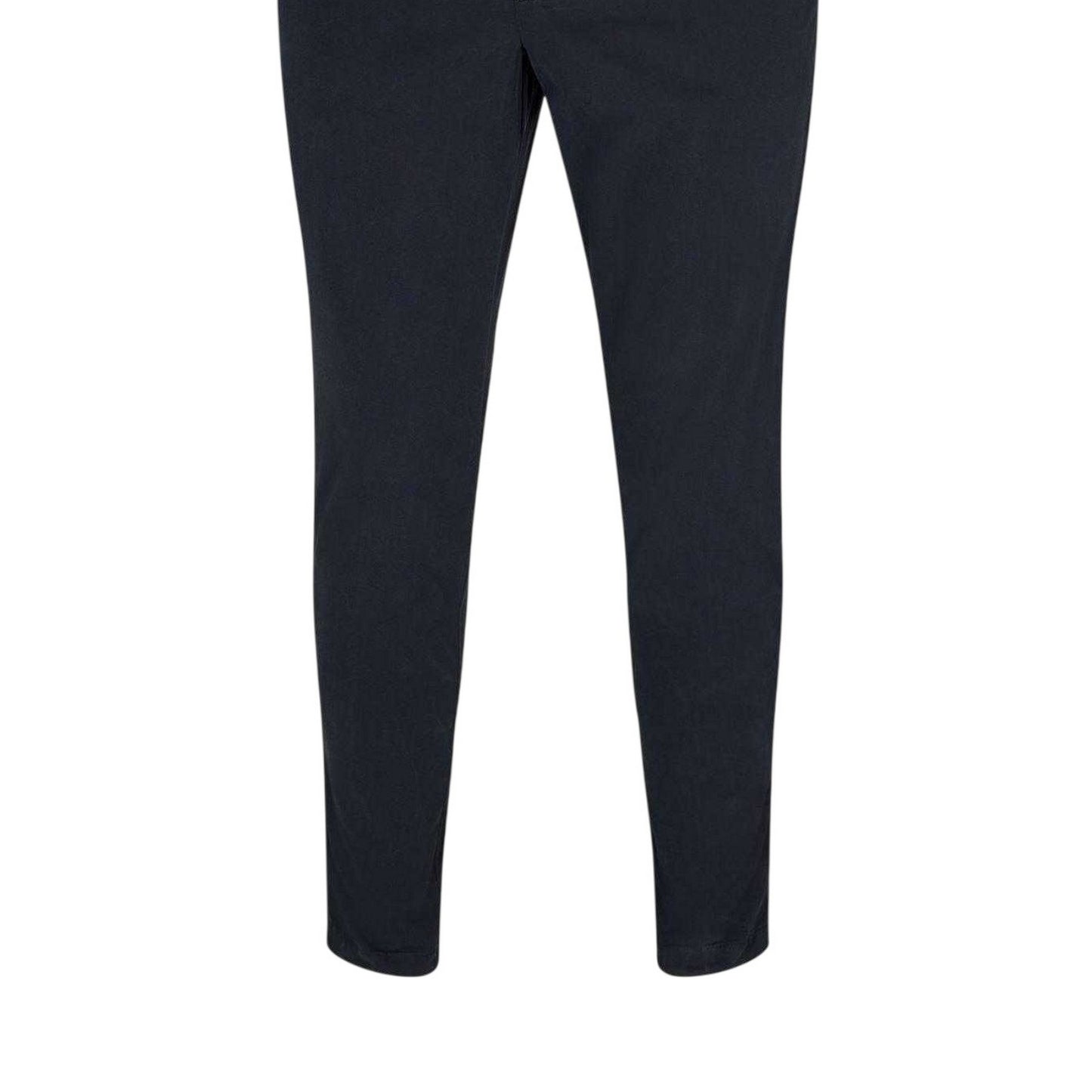 Black - Side - Boss Mens Kaito3 Straight Leg Work Trousers