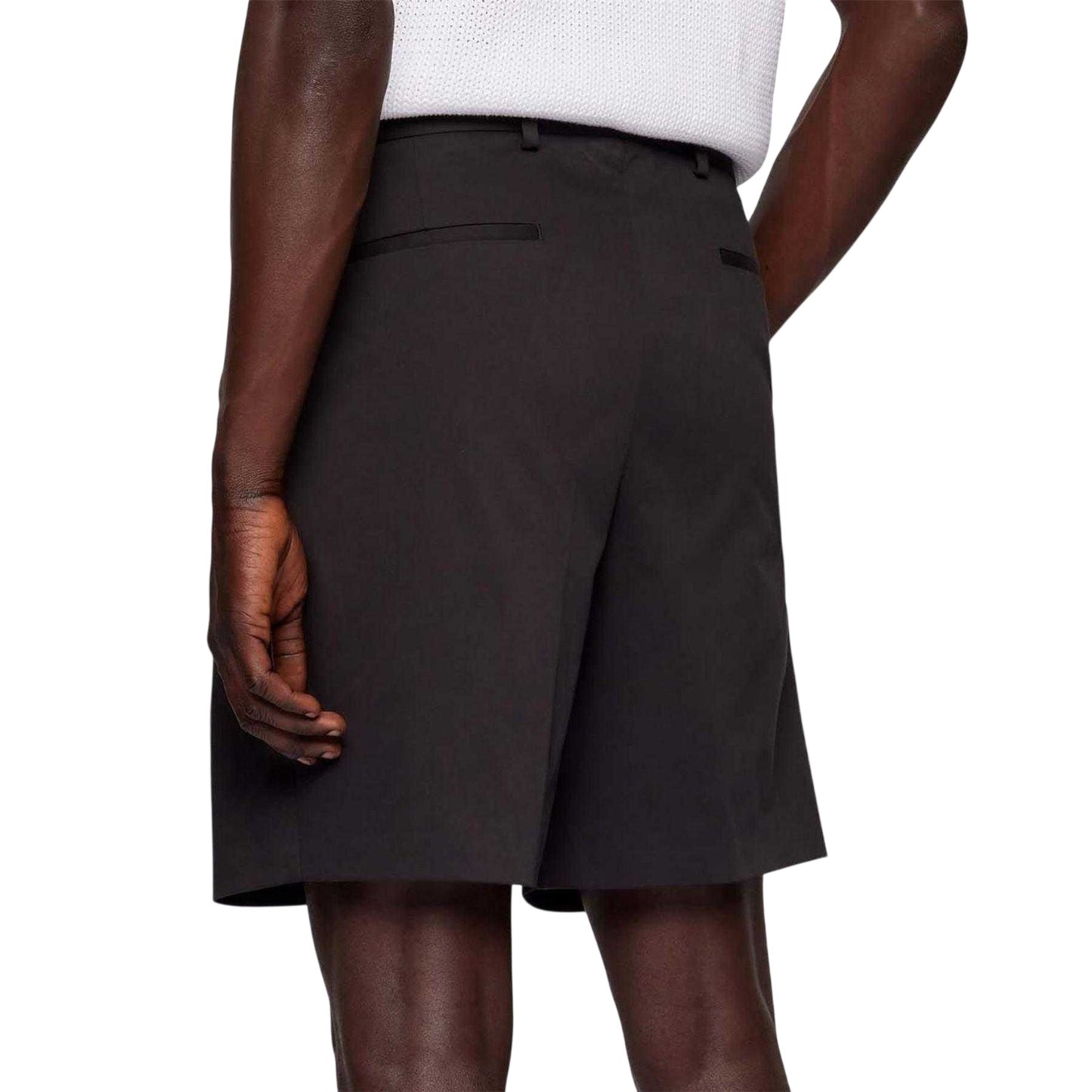 Black - Back - Hugo Mens Shorts