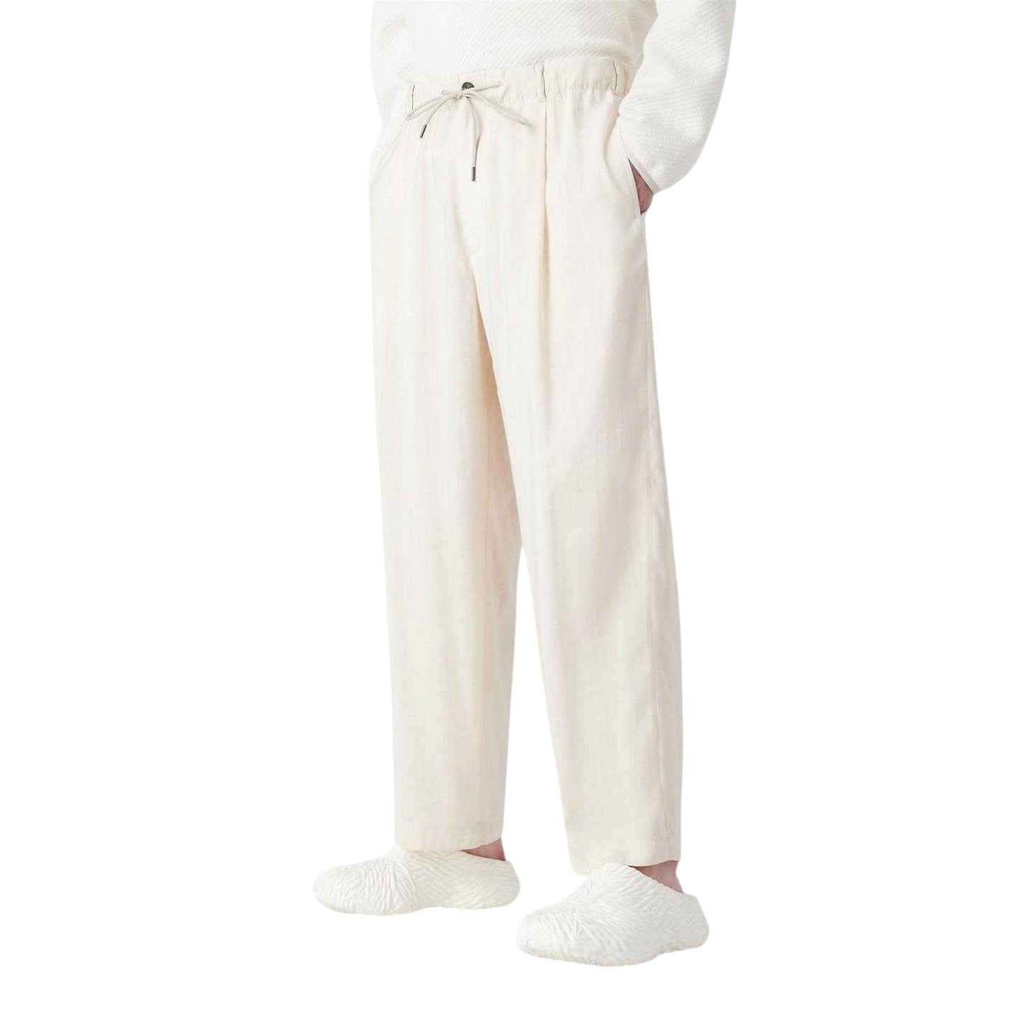 Cream - Lifestyle - Emporio Armani Mens Trousers