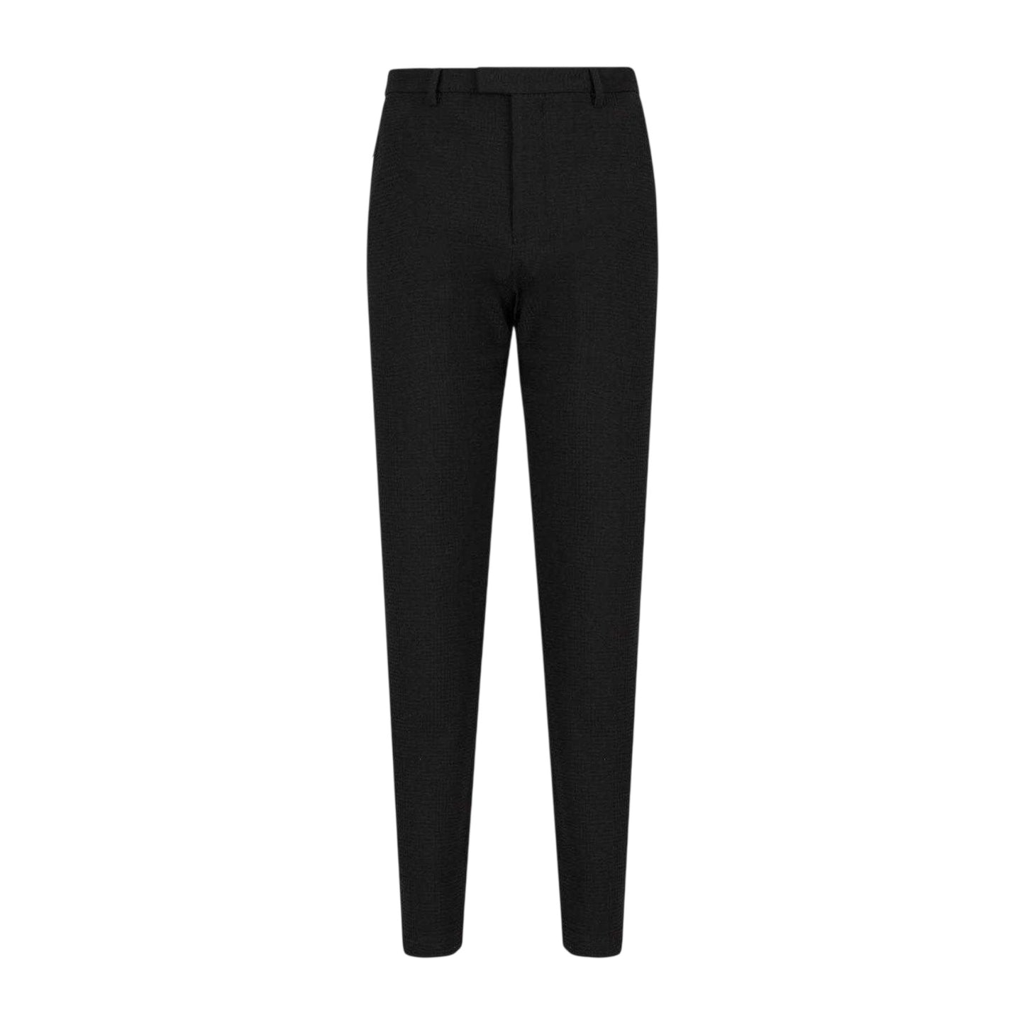 Black - Front - Emporio Armani EA7 Mens Wool Blend Trousers