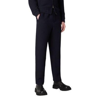 Navy - Lifestyle - Emporio Armani EA7 Mens Wool Blend Regular Trousers