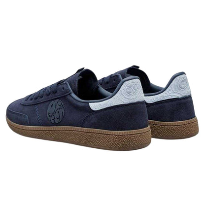 Navy - Back - Pretty Green Mens Suede Trainers