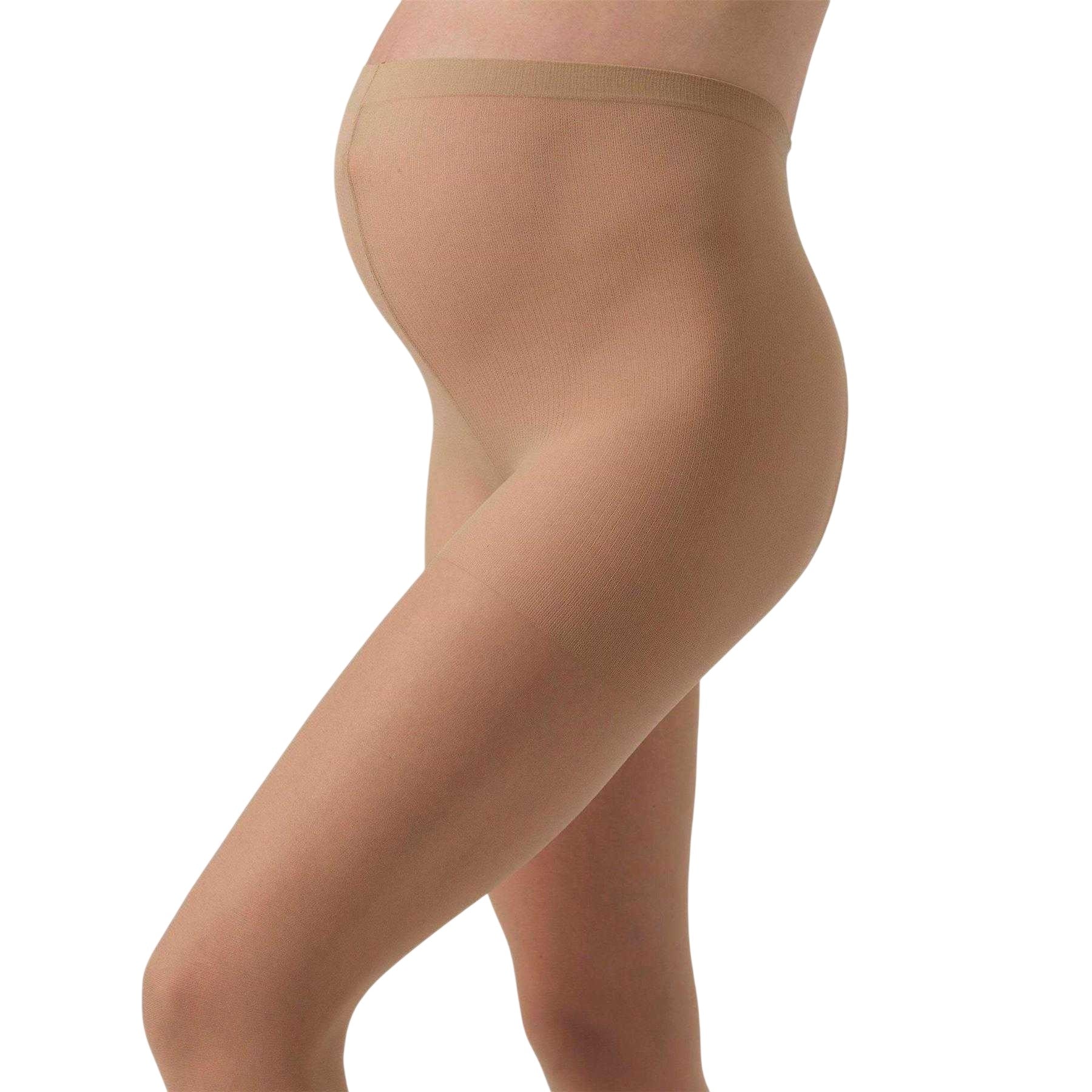Black-Tan - Lifestyle - Mamalicious Womens-Ladies Sheer Maternity Tights (Pack of 2)