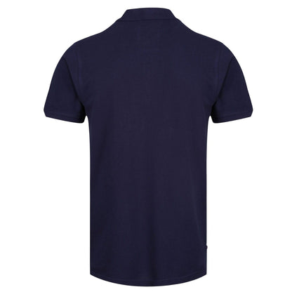 Navy - Back - Luke 1977 Mens New Mead Sport Core Polo Shirt