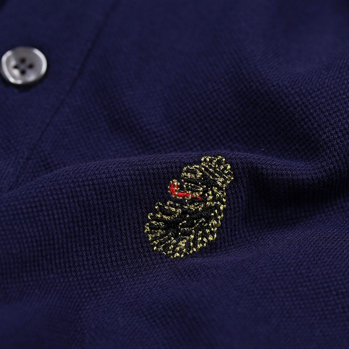 Navy - Side - Luke 1977 Mens New Mead Sport Core Polo Shirt