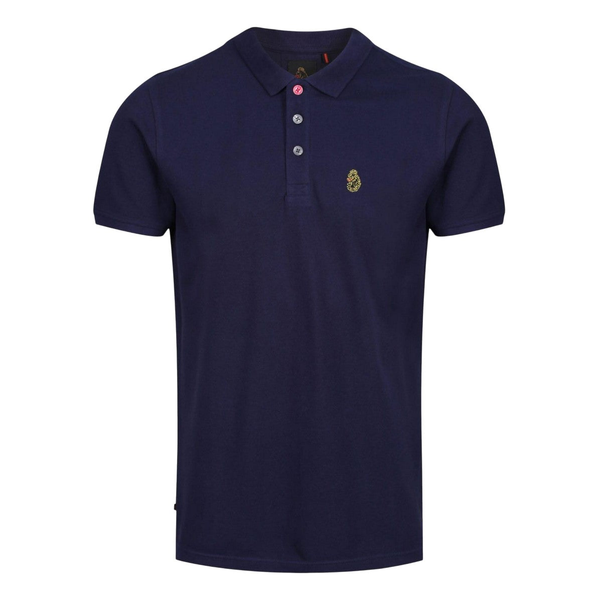 Navy - Front - Luke 1977 Mens New Mead Sport Core Polo Shirt