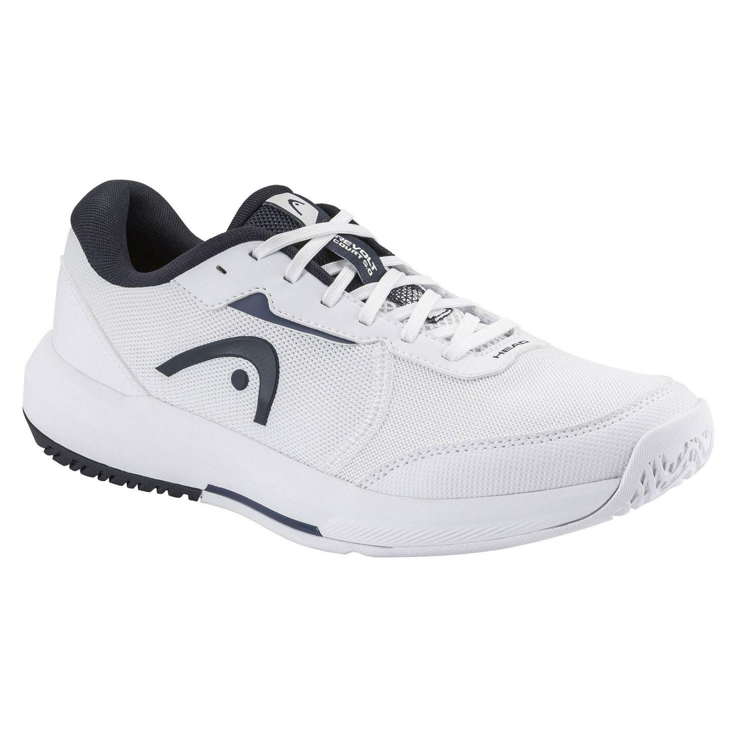 White-Blueberry - Front - Head Mens Revolt Court 5.0 Padel Shoes