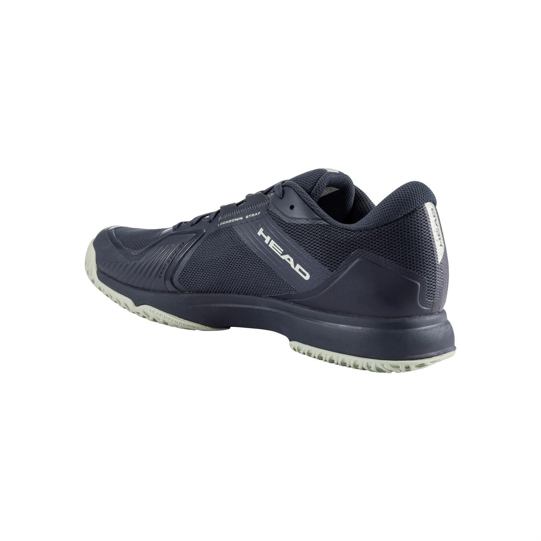 Navy-Green - Back - Head Womens-Ladies Sprint Team 4.0 Padel Shoes