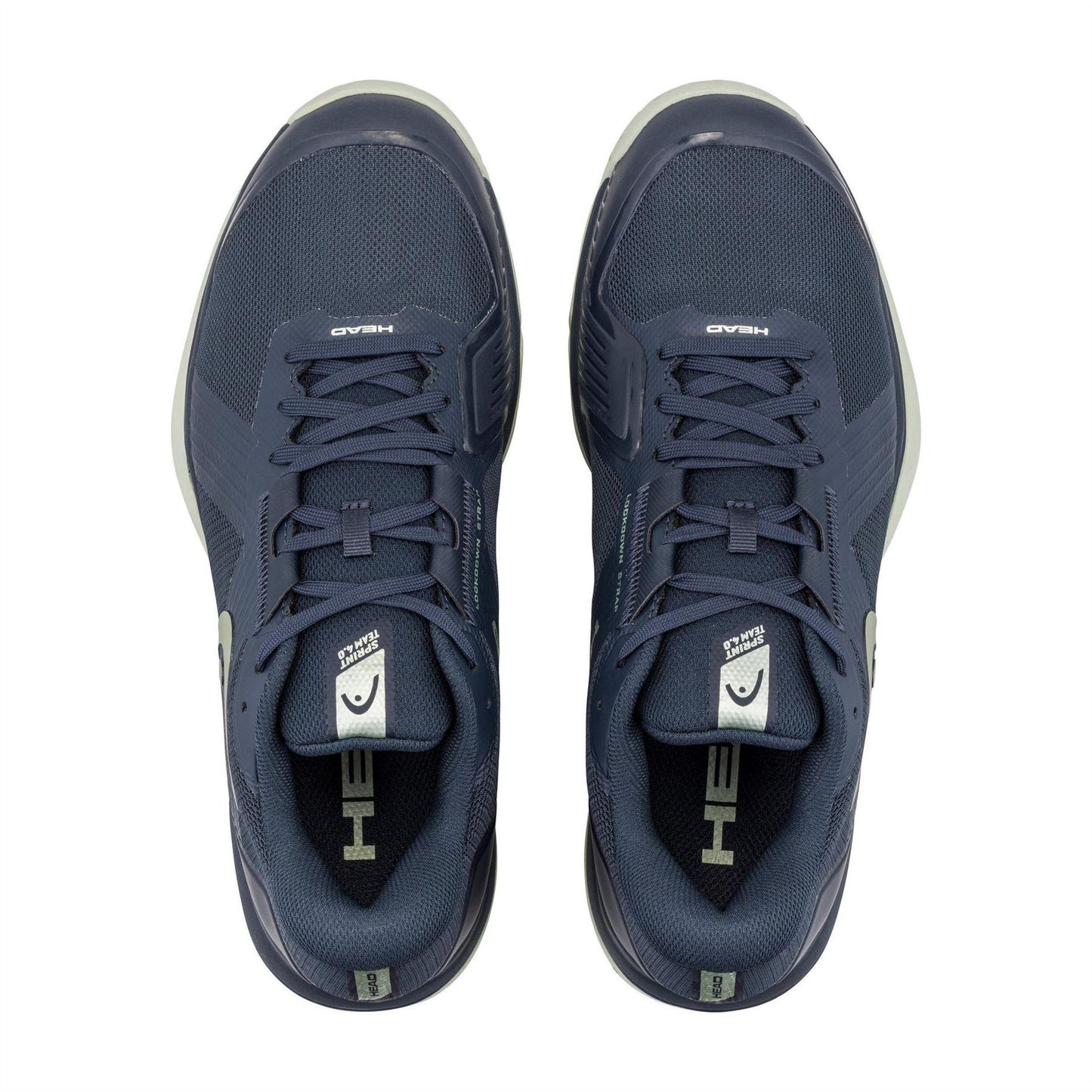 Navy-Green - Side - Head Womens-Ladies Sprint Team 4.0 Padel Shoes