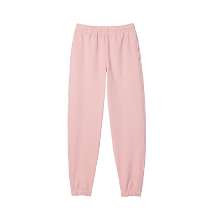 Pink - Front - Lacoste Womens-Ladies Plain Joggers