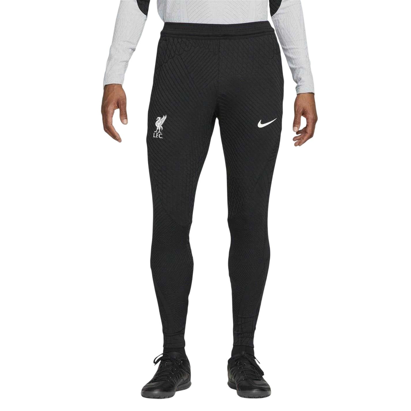 Black-White - Front - Nike Mens Strike Geometric Slim Sweatpants