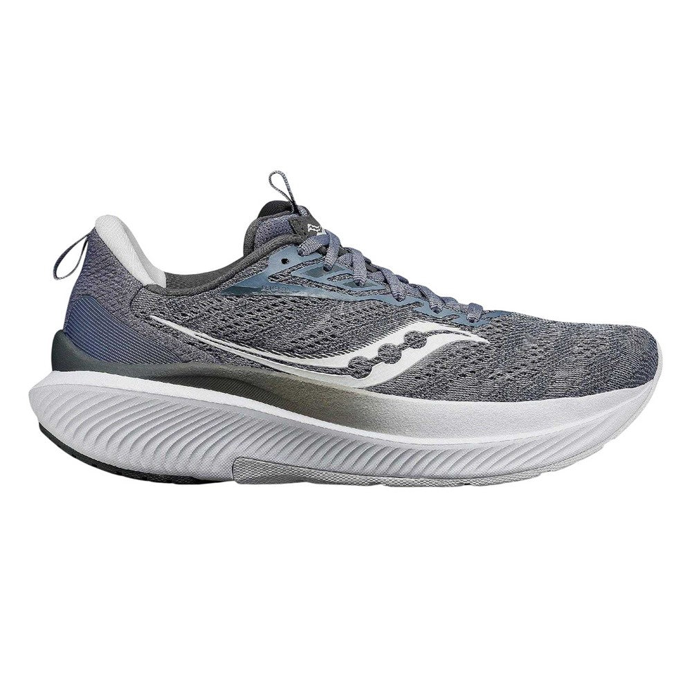 Grey - Front - Saucony Mens Echelon 9 Running Trainers