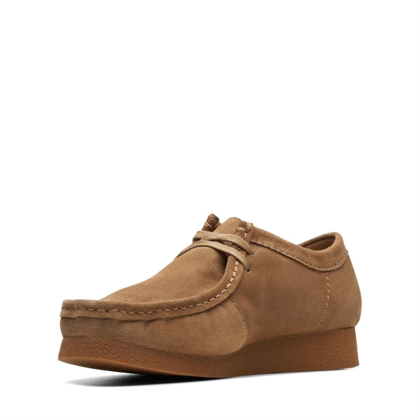 Dark Sand - Lifestyle - Clarks Mens Wallabee Suede Formal Shoes