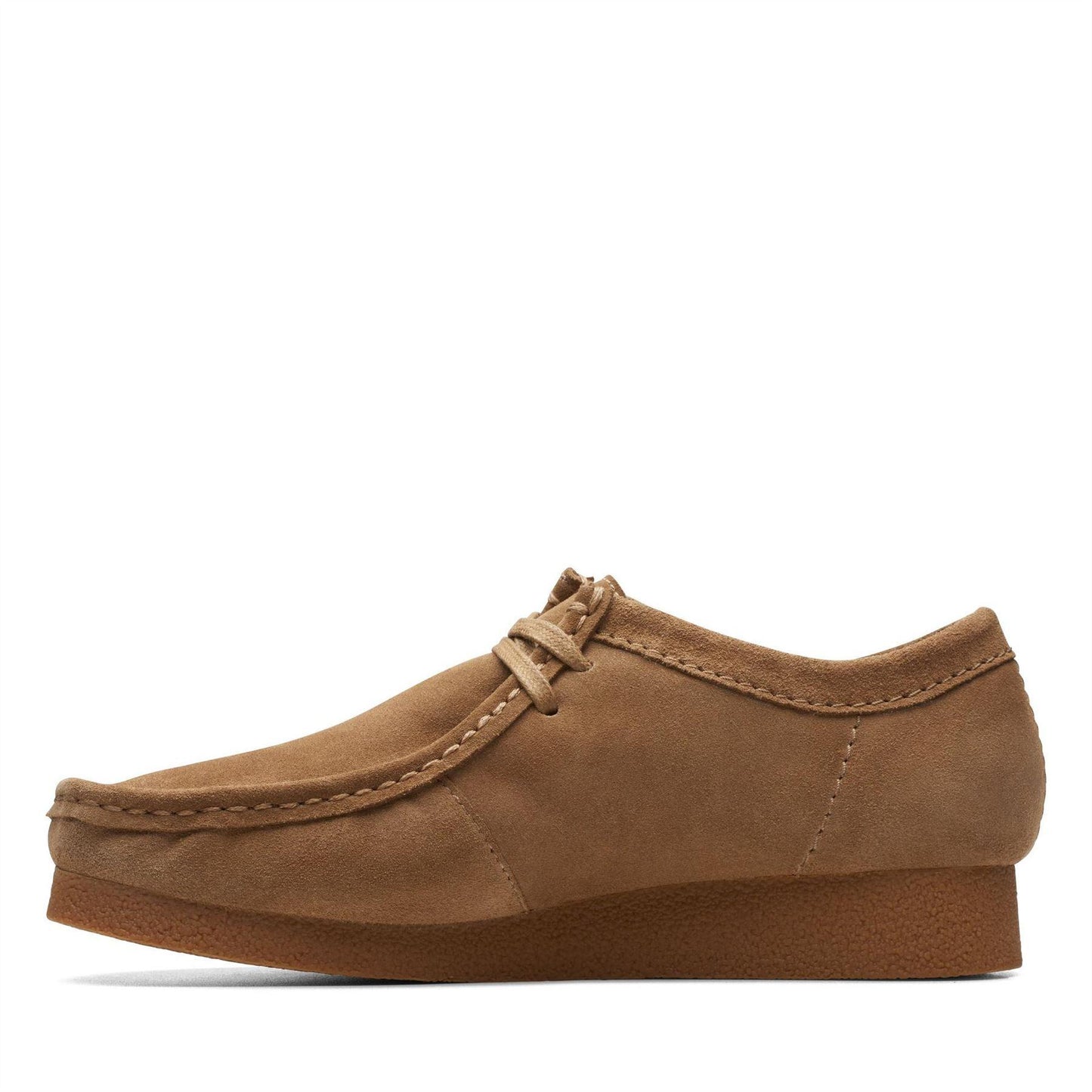 Dark Sand - Pack Shot - Clarks Mens Wallabee Suede Formal Shoes