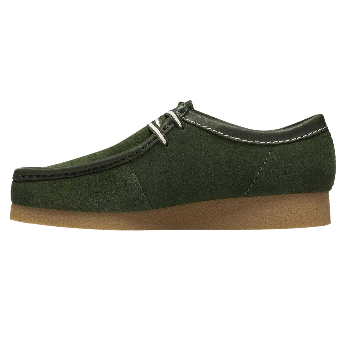 Green - Lifestyle - Clarks Mens Wallabee Suede Formal Shoes