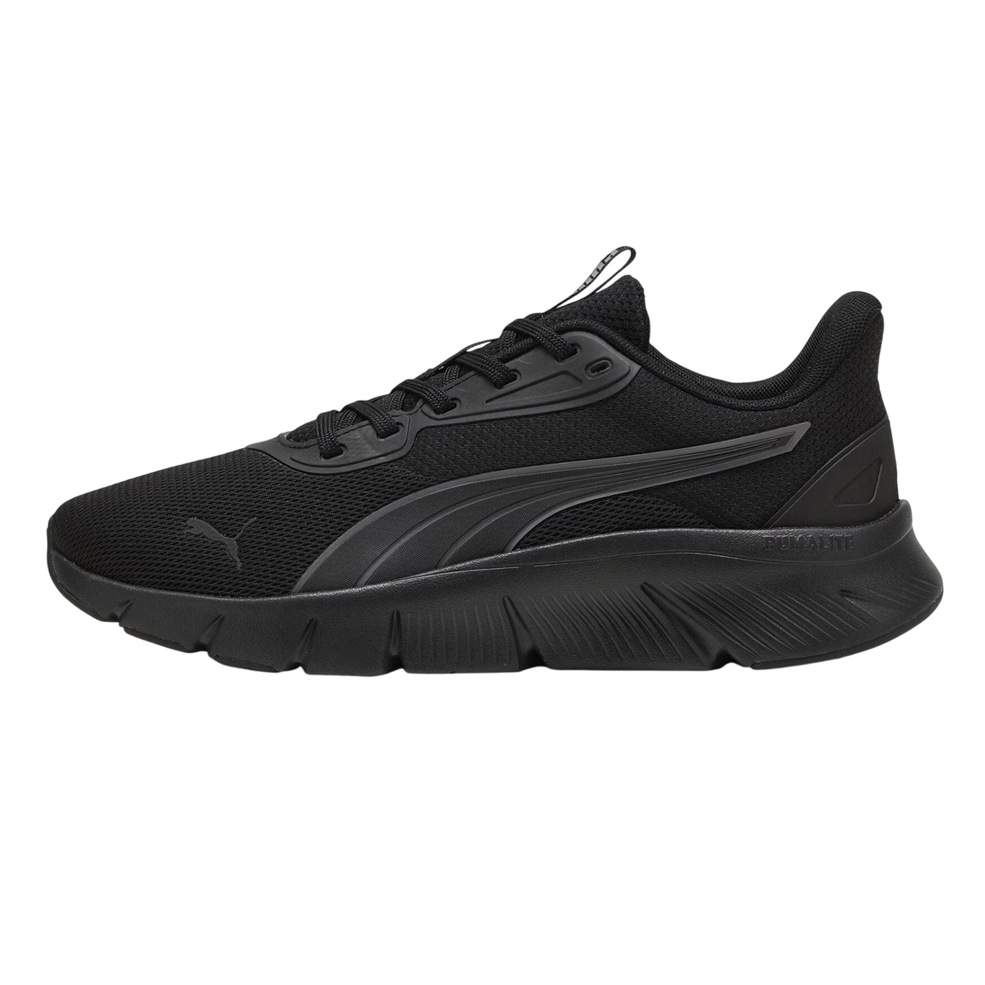 Triple Black - Back - Puma Mens FlexFocus Lite Modern Lightweight Running Trainers
