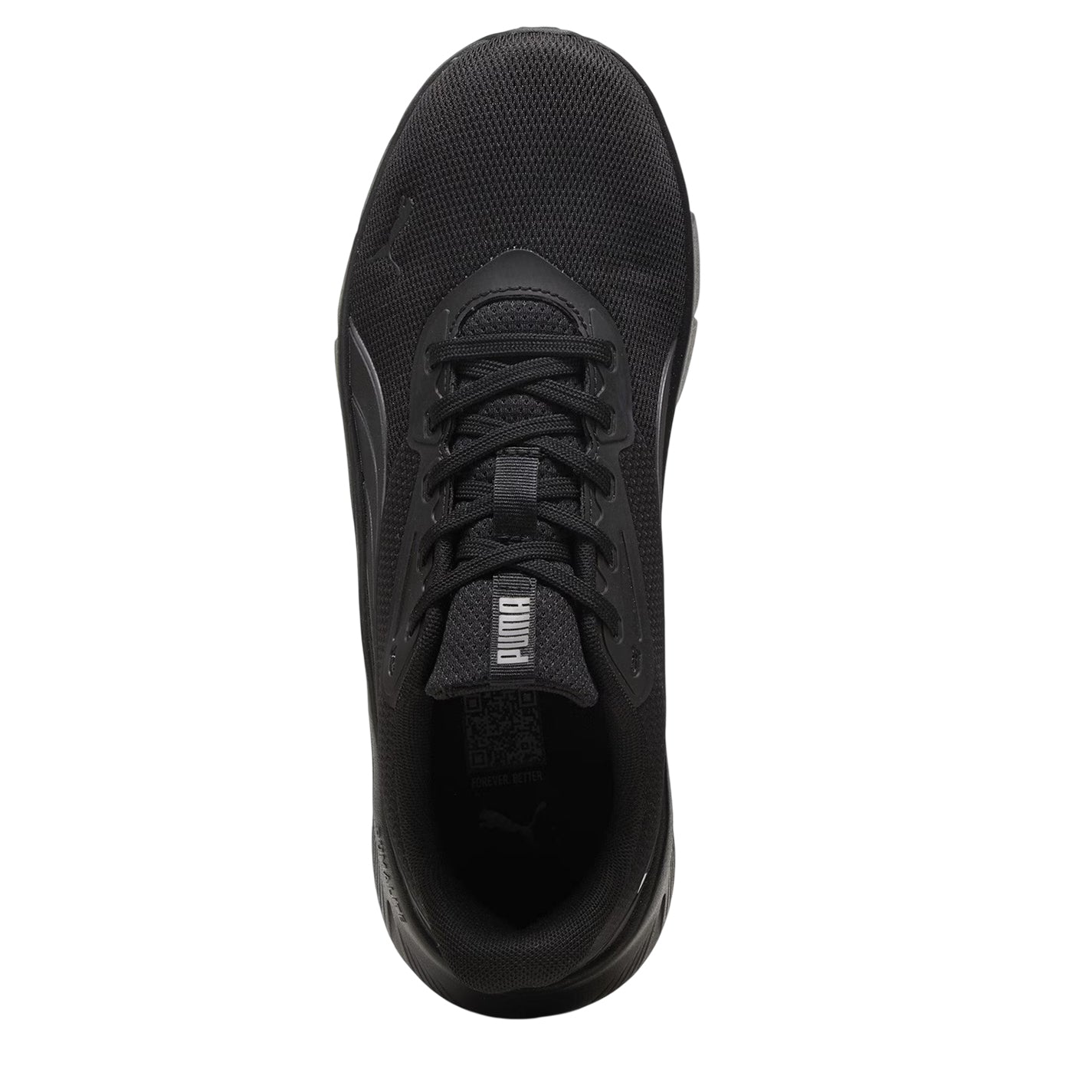 Triple Black - Side - Puma Mens FlexFocus Lite Modern Lightweight Running Trainers