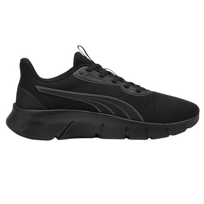 Triple Black - Front - Puma Mens FlexFocus Lite Modern Lightweight Running Trainers