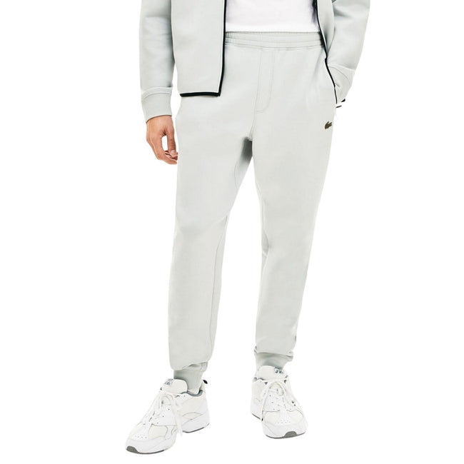 Grey - Close up - Lacoste Mens Motion Quick Dry Jogging Bottoms