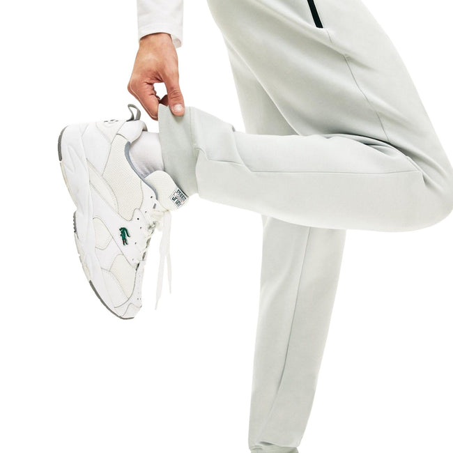 Grey - Pack Shot - Lacoste Mens Motion Quick Dry Jogging Bottoms
