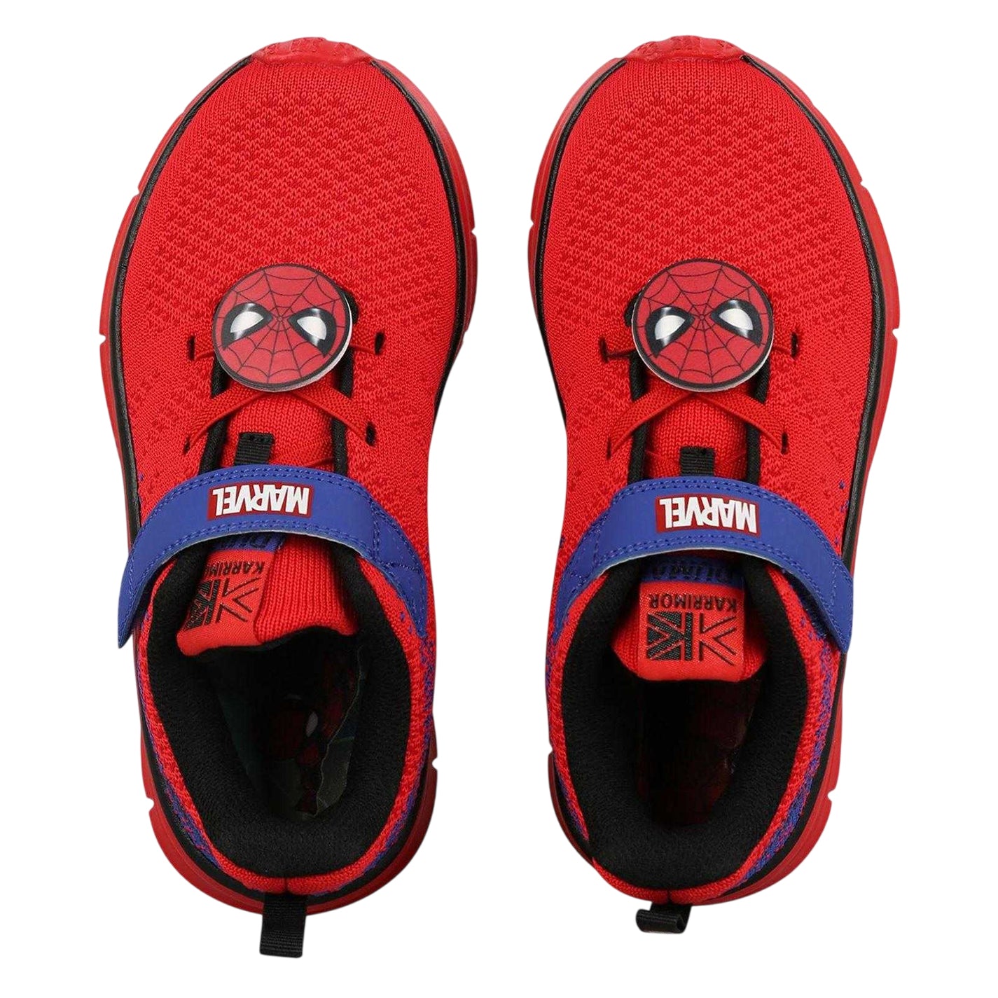 Red - Side - Karrimor Boys Spider-Man Running Shoes