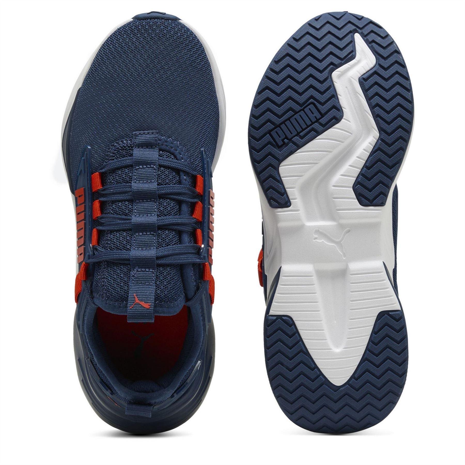 Navy-Red - Side - Puma Mens Retaliate 2 Trainers