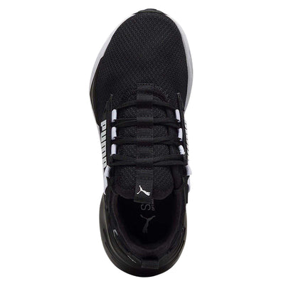 Black-White - Side - Puma Mens Retaliate 2 Trainers