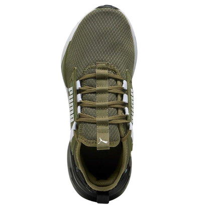 Green-Black - Side - Puma Mens Retaliate 2 Trainers