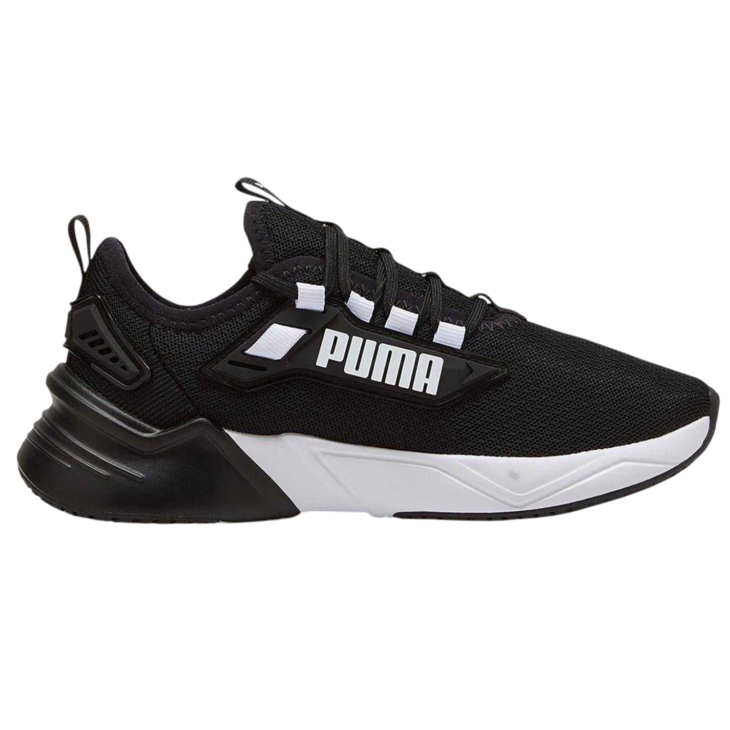 Black-White - Front - Puma Mens Retaliate 2 Trainers
