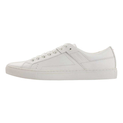White - Back - Hugo Mens Futurism Leather Trainers