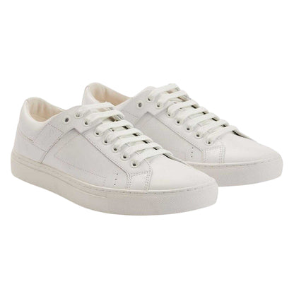 White - Lifestyle - Hugo Mens Futurism Leather Trainers