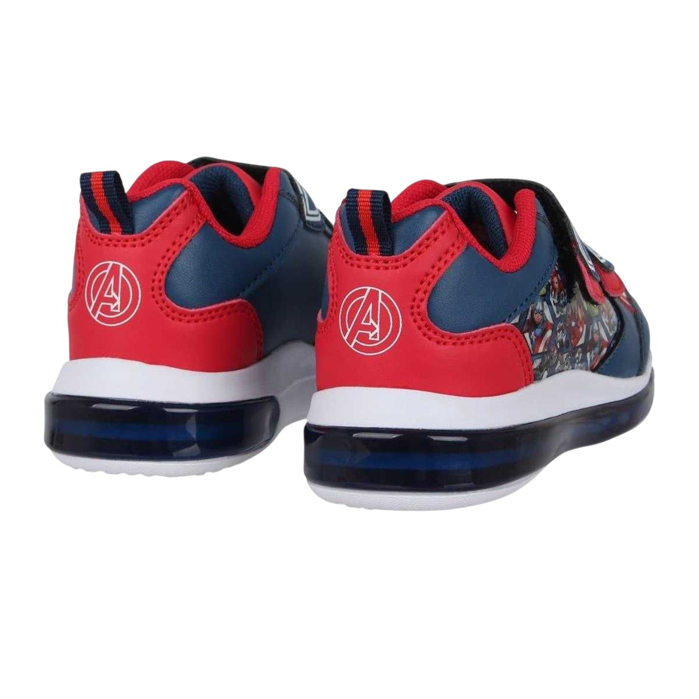 Multicoloured - Back - Avengers Baby Boys Captain America Light Up Trainers