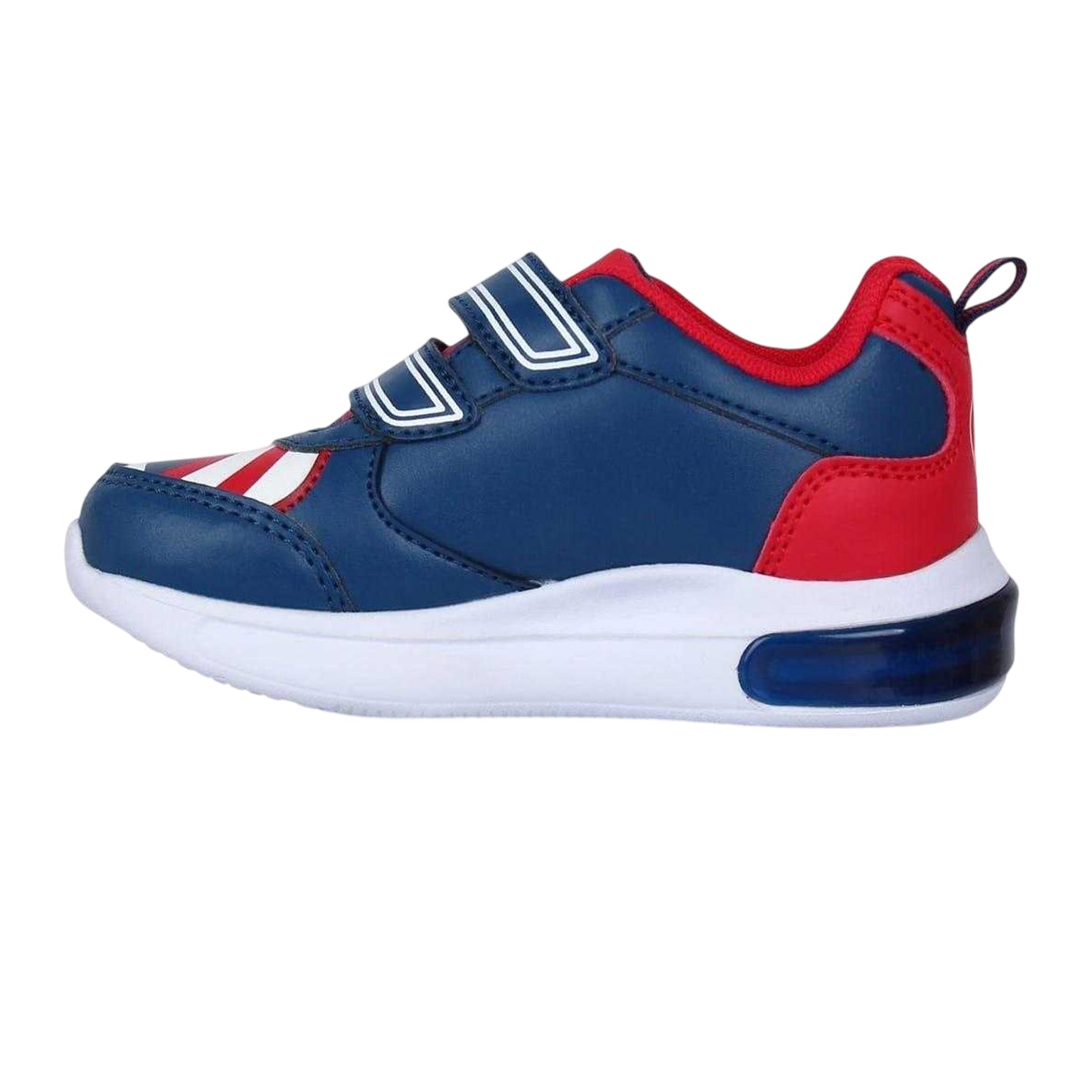Multicoloured - Side - Avengers Baby Boys Captain America Light Up Trainers