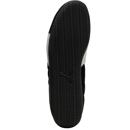 Black-White - Back - Puma Mens Speedcat Cow Leather Trainers
