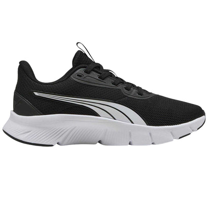 Black-White - Front - Puma Childrens-Kids FlexFocus Lightweight Flat Trainers