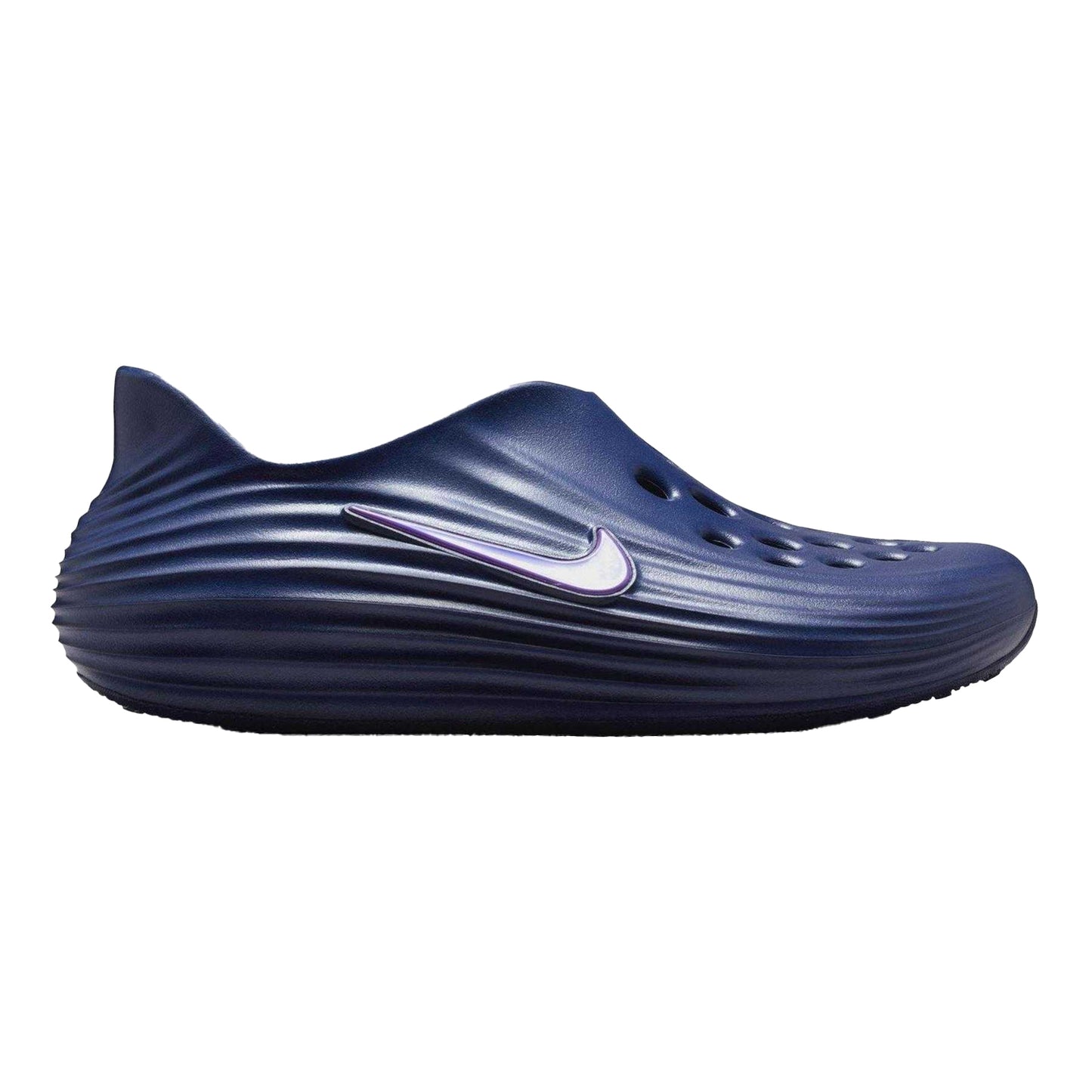 Blue-Indigo - Front - Nike Mens ReactX Rejuven8 Clogs
