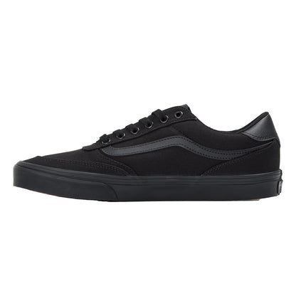 Black - Back - Vans Mens Brooklyn Canvas Trainers