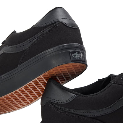 Black - Lifestyle - Vans Mens Brooklyn Canvas Trainers